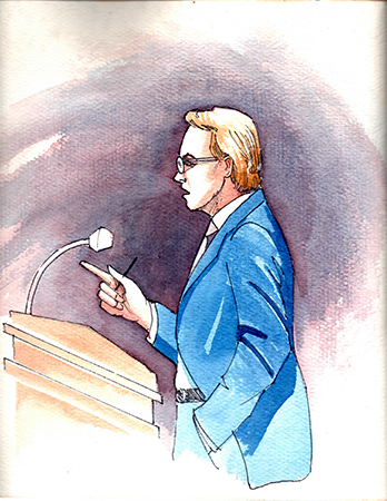 ACTUAL COURTROOM SKETCH